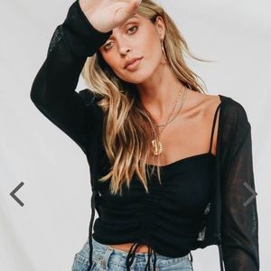 verge girl photo series set in black